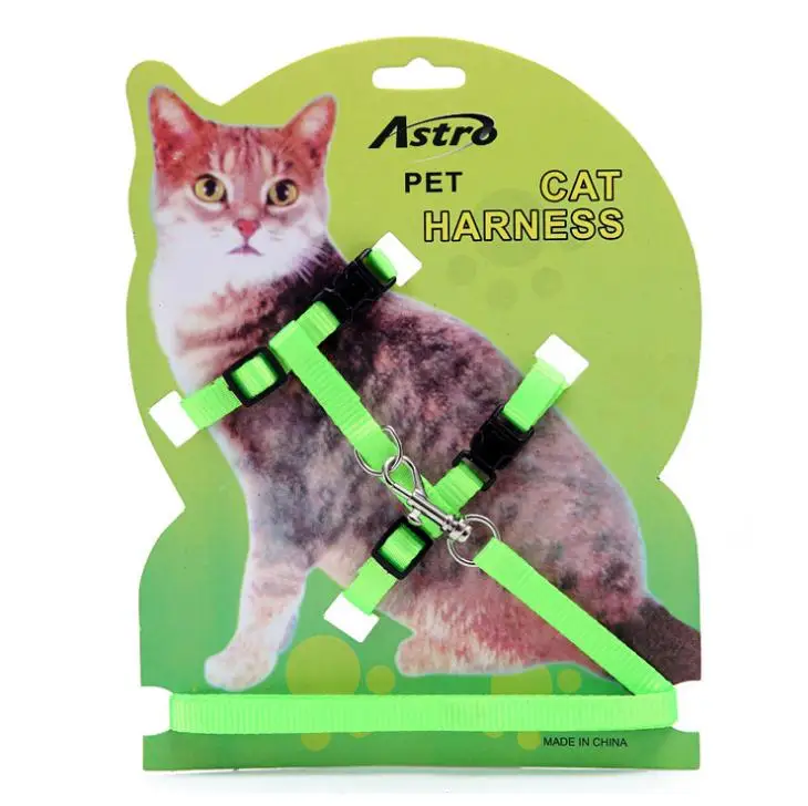 500pcs practical Cat Harness And Leash For Animals Adjustable Pet Traction Harness Belt Cat Kitten Halter Collar SN715
500pcs practical Cat Harness And Leash For Animals Adjustable Pet Traction Harness Belt Cat Kitten Halter Collar SN715