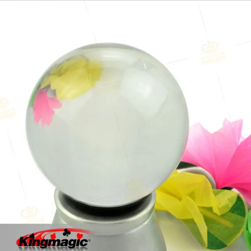 70MM Clear Crystal Ball / light crystal ball/ contact juggling/with good package/ magic props/New arrival/ Free shipping by CPAM | Игрушки и