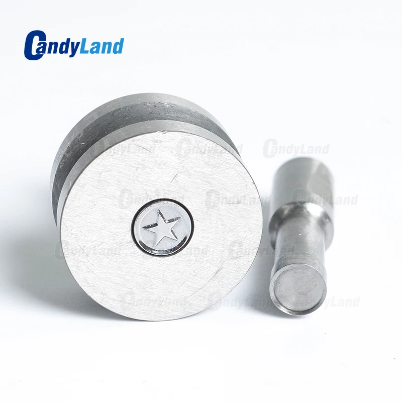 CandyLand Star Milk Tablet Die 3D Punch Press Mold Candy Punching Die Custom Logo Calcium Tablet Punch Die For TDP5 Machine 
CandyLand Star Milk Tablet Die 3D Punch Press Mold Candy Punching Die Custom Logo Calcium Tablet Punch Die For TDP5 Machine
