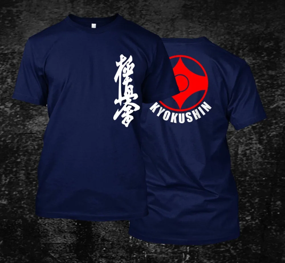 Kyokushin Karate Masutatsu Oyama Япония-индивидуальная Мужская футболка хлопковая
