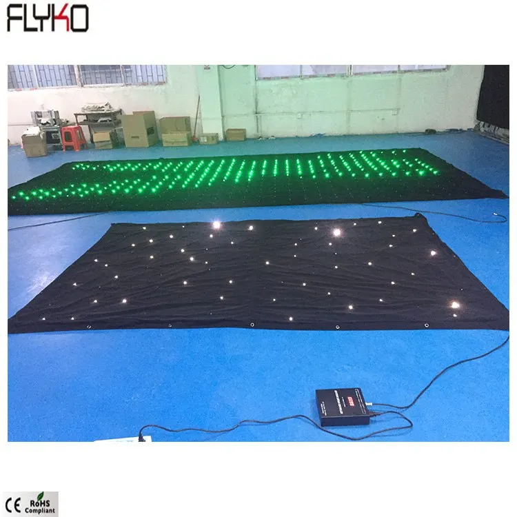 Светодиодная полотно для занавесок 3x4 м с функцией DMX | Освещение