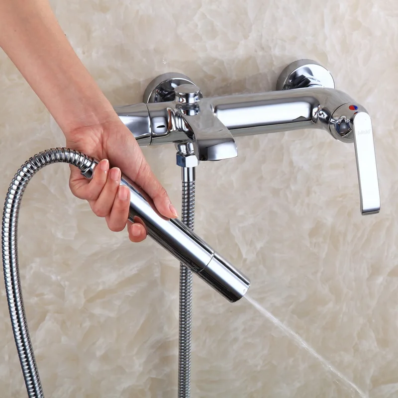 Bath faucet hot and cold mixes water valve bathroom faucet solar energy shower water heater flower brass Chrome Plated
Bath faucet hot and cold mixes water valve bathroom faucet solar energy shower water heater flower brass Chrome Plated
