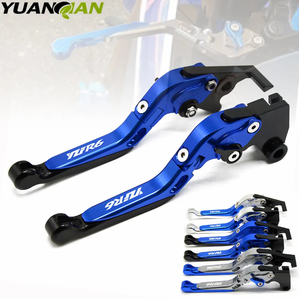 CNC Adjustable Foldable Extendable Motorbike Brakes Clutch Levers For YAMAHA R6 YZF600 YZF-R6 2005-2016 (With Logo:YZF R6)
CNC Adjustable Foldable Extendable Motorbike Brakes Clutch Levers For YAMAHA R6 YZF600 YZF-R6 2005-2016 (With Logo:YZF R6)