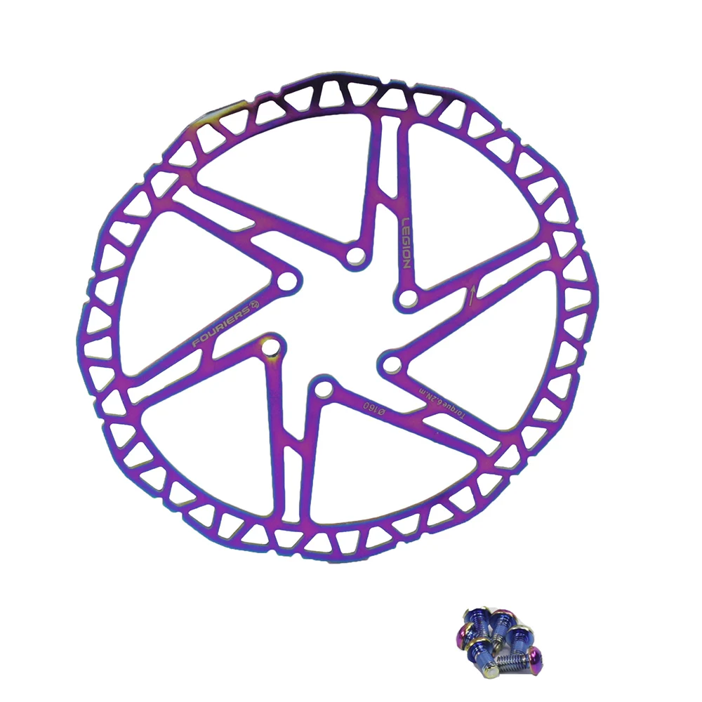 Fouriers Bike Disc Brake Rotor IS 6 Bolts Centerlock 140mm 160mm 180mm 203mm Ti Coating Color MTB Road Bike Brake System Rotors
Fouriers Bike Disc Brake Rotor IS 6 Bolts Centerlock 140mm 160mm 180mm 203mm Ti Coating Color MTB Road Bike Brake System Rotors