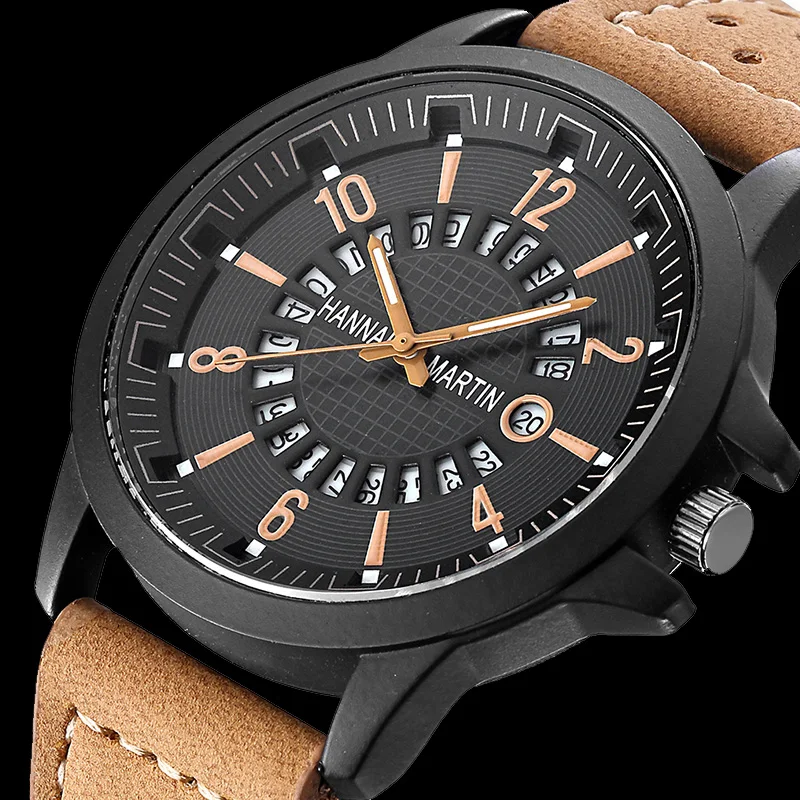 Casual Leather Men Watch Top Brand Fashion Simple Mens Quartz Wrist Watch Waterproof Calendar Business Clock Reloj Hombre
Casual Leather Men Watch Top Brand Fashion Simple Mens Quartz Wrist Watch Waterproof Calendar Business Clock Reloj Hombre