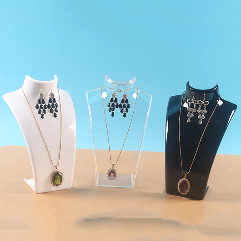 Plastic Mannequin Bust Necklace Display Rack Jewelry Display Stand Organizer Holder Top Quality Jewelry Display Necklace Stand
Plastic Mannequin Bust Necklace Display Rack Jewelry Display Stand Organizer Holder Top Quality Jewelry Display Necklace Stand