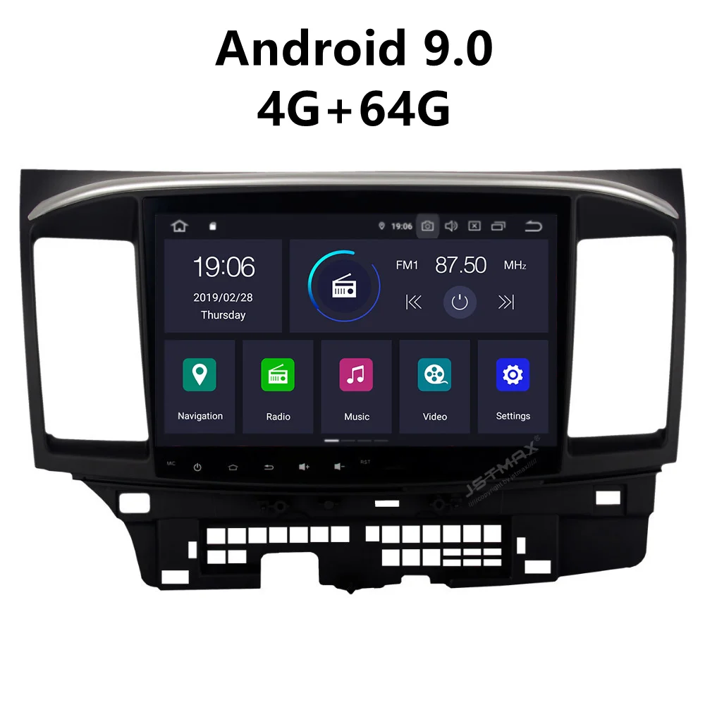JSTMAX 10,2 "Android 9,0 Автомобильный GPS плеер для Mitsubishi Lancer 10 EVO с 4G + 64G Octa Core Авто Стерео навигация радио мультимедиа
JSTMAX 10,2 "Android 9,0 Автомобильный GPS плеер для Mitsubishi Lancer 10 EVO с 4G + 64G Octa Core Авто Стерео навигация радио мультимедиа