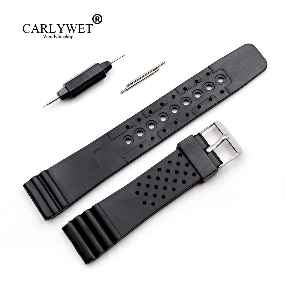 CARLYWET 20mm Black Replacement Silicone Rubber Straight End Wrist watch Band Strap Belt For Rolex Omega Panerai Tag Watch
CARLYWET 20mm Black Replacement Silicone Rubber Straight End Wrist watch Band Strap Belt For Rolex Omega Panerai Tag Watch