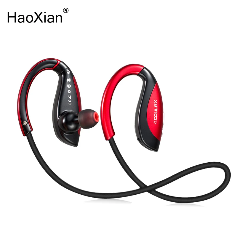 Беспроводные Bluetooth наушники HaoXian водонепроницаемые спортивные стереонаушники