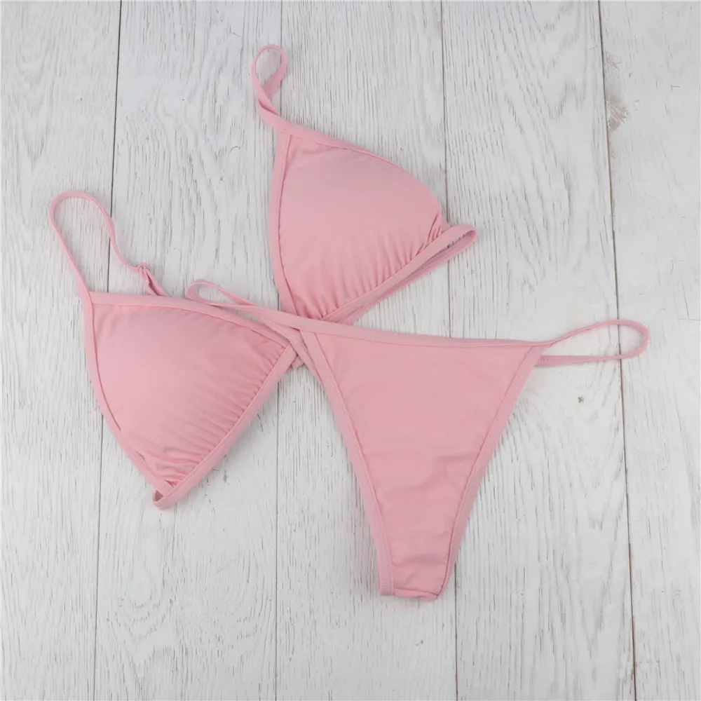 Women Bikini Set Solid Color Push-Up Padded Bra Low Waist Swimsuit Set Bikini Set Beach Swimwear separate 2pcs swimsuit A1
Women Bikini Set Solid Color Push-Up Padded Bra Low Waist Swimsuit Set Bikini Set Beach Swimwear separate 2pcs swimsuit A1