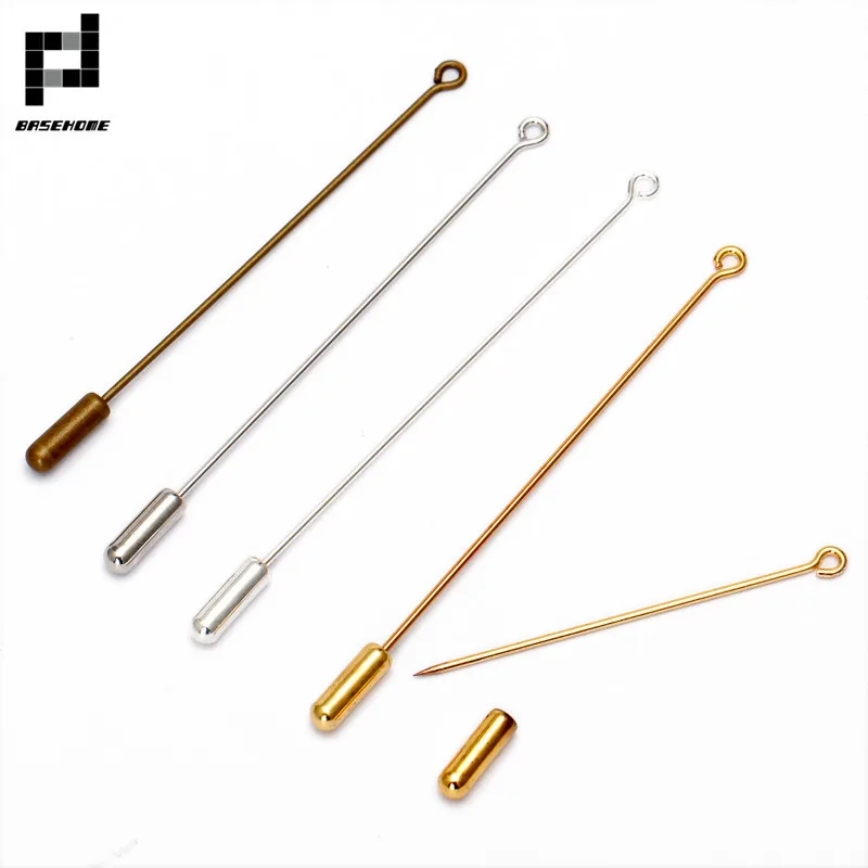 20pcs/lot Loop Eye Brooch Pin Copper 50 70mm Length Broocher Safety Lapel Pins With Stopper For DIY Jewelry Finding Accessories
20pcs/lot Loop Eye Brooch Pin Copper 50 70mm Length Broocher Safety Lapel Pins With Stopper For DIY Jewelry Finding Accessories
