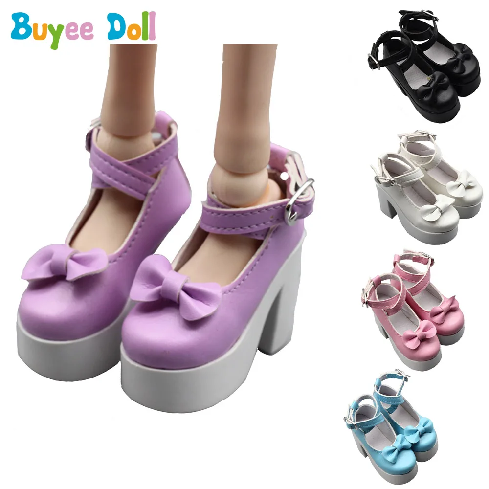 1Pair of Stylish Bowknot Ankle Belt PU Leather High Chunky Heel Shoes for 1/3 BJD SD LUTS Dollfie Doll Shoes
1Pair of Stylish Bowknot Ankle Belt PU Leather High Chunky Heel Shoes for 1/3 BJD SD LUTS Dollfie Doll Shoes
