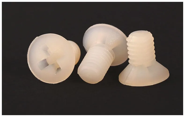 Nylon screw flat head screws M2.5 M3 M4 M5 M6 M8 screw phillips white Plastic KM screws
Nylon screw flat head screws M2.5 M3 M4 M5 M6 M8 screw phillips white Plastic KM screws