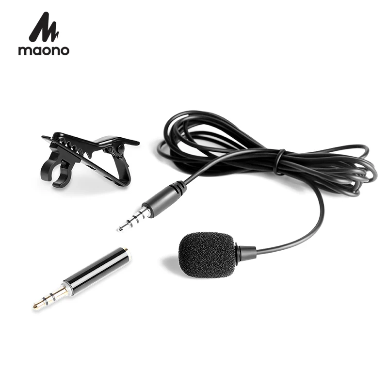 MAONO Lavalier Microphone Mic for iOS Android Cell Phone Microfono Para Yaka Mikrofonu Clip-on Collar Phone Lapel Microphones
MAONO Lavalier Microphone Mic for iOS Android Cell Phone Microfono Para Yaka Mikrofonu Clip-on Collar Phone Lapel Microphones