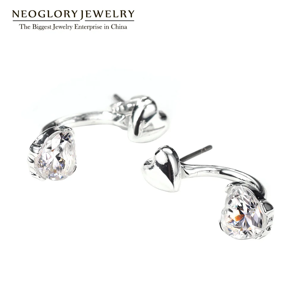 Neoglory Fashion Heart Jacket Earrings For Women Sparkling Cubic Zirconia Jewelry White Engagement Wedding Gift Wholesale FA
Neoglory Fashion Heart Jacket Earrings For Women Sparkling Cubic Zirconia Jewelry White Engagement Wedding Gift Wholesale FA