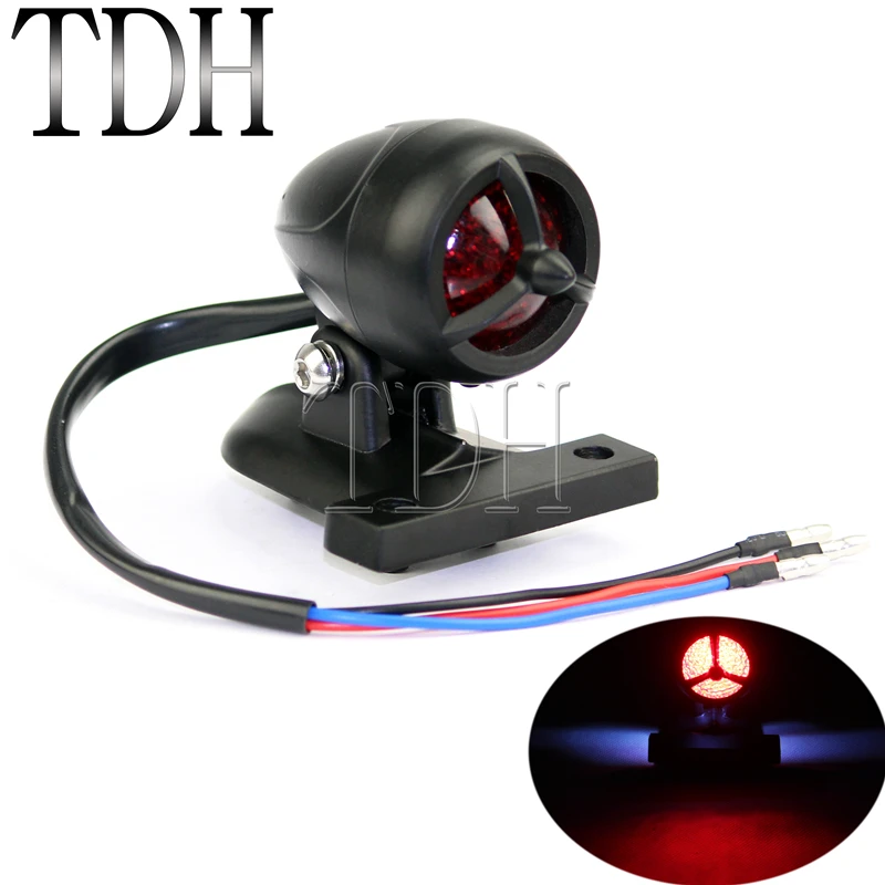 Universal Motorcycle Black Aluminum LED Taillight License Plate Light Tail Brake Stop Lamp Mini Bracket Red Lens For Harley
Universal Motorcycle Black Aluminum LED Taillight License Plate Light Tail Brake Stop Lamp Mini Bracket Red Lens For Harley