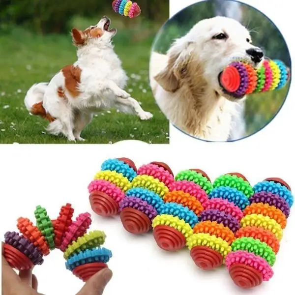 Фото Резиновая собака игрушки Жвачки для маленькой собаки играющие Собака Щенок