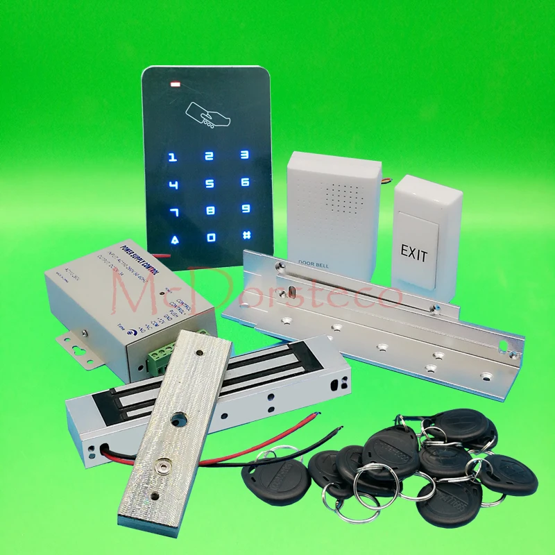 DIY Touch Keypad Access Control Complete 125khz Rfid Door Access control system 350lbs Electric Magnetic Lock +ZL Bracket
DIY Touch Keypad Access Control Complete 125khz Rfid Door Access control system 350lbs Electric Magnetic Lock +ZL Bracket