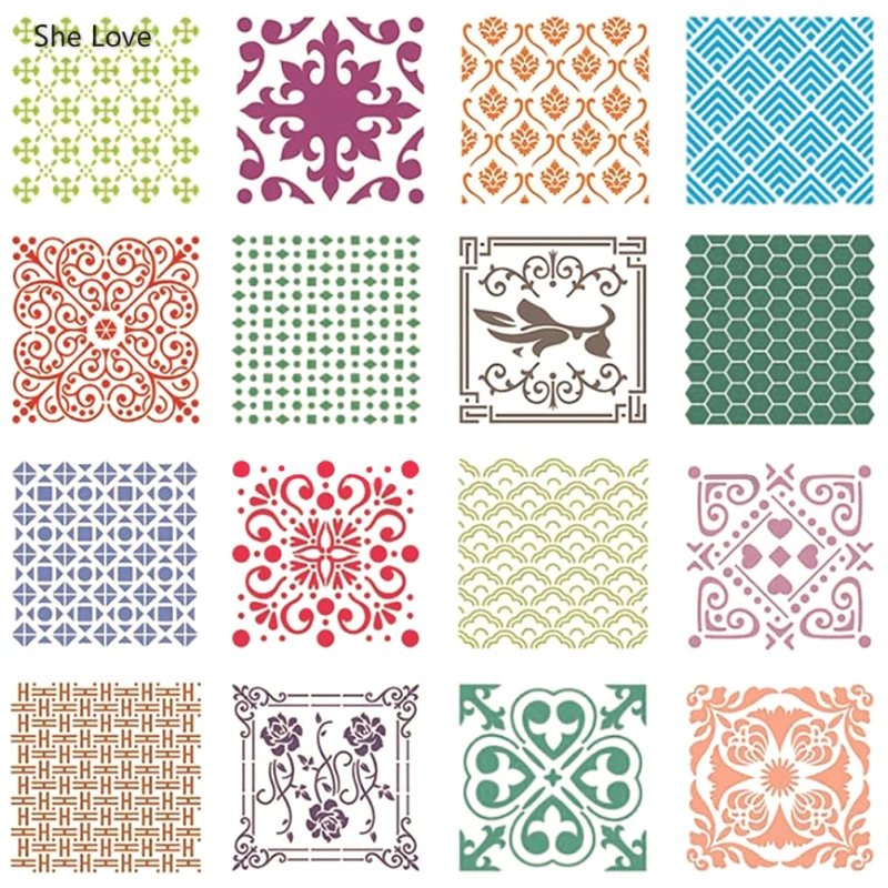 Chzimade Grid Painting Template Hand Account DIY Album Stencils Template Painting Scrapbooking Embossing Paper Crafts
Chzimade Grid Painting Template Hand Account DIY Album Stencils Template Painting Scrapbooking Embossing Paper Crafts