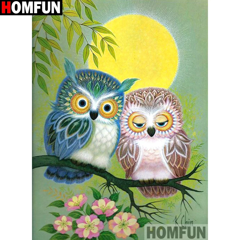 HOMFUN Full Square/Round Drill 5D DIY Diamond Painting "Cartoon owl" Embroidery Cross Stitch 5D Home Decor A14264
HOMFUN Full Square/Round Drill 5D DIY Diamond Painting "Cartoon owl" Embroidery Cross Stitch 5D Home Decor A14264