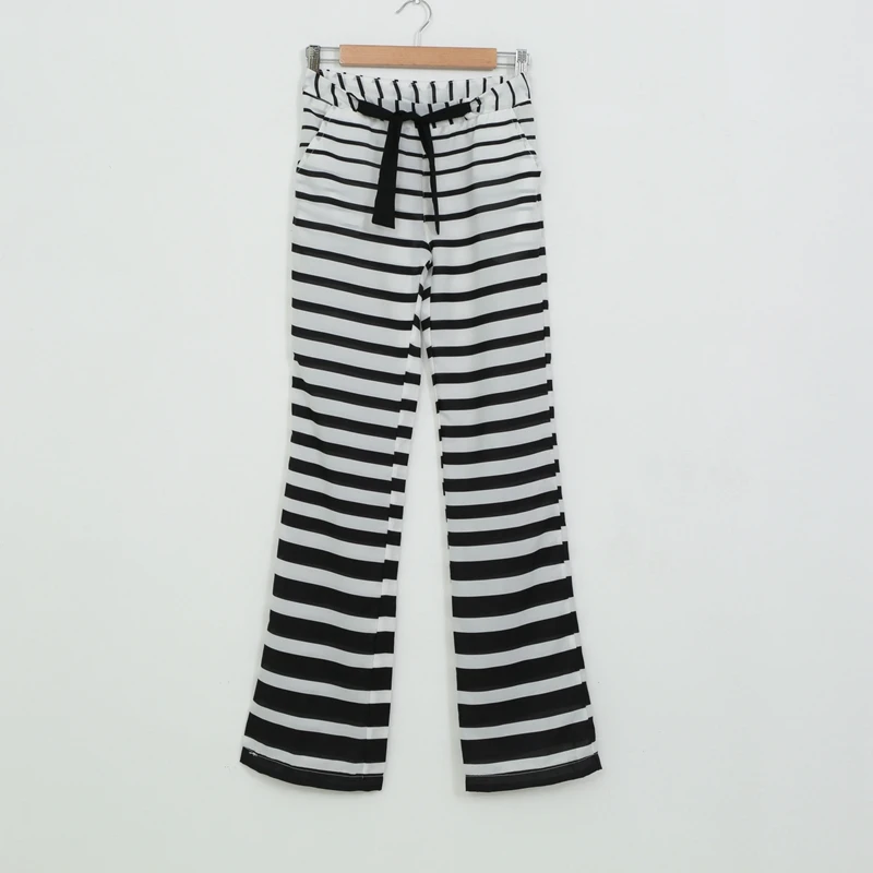 2018 Fashion Striped Comfortable Casual Long Pants With Belt Women Spring Summer And Autumn Long Trouses
2018 Fashion Striped Comfortable Casual Long Pants With Belt Women Spring Summer And Autumn Long Trouses