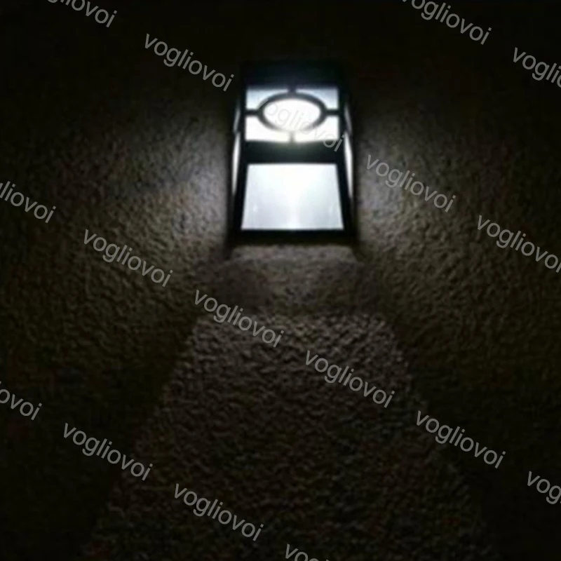 Vogliovoi Солнечный светодиодный наружный светильник Настенный 2 Светодиода Теплая