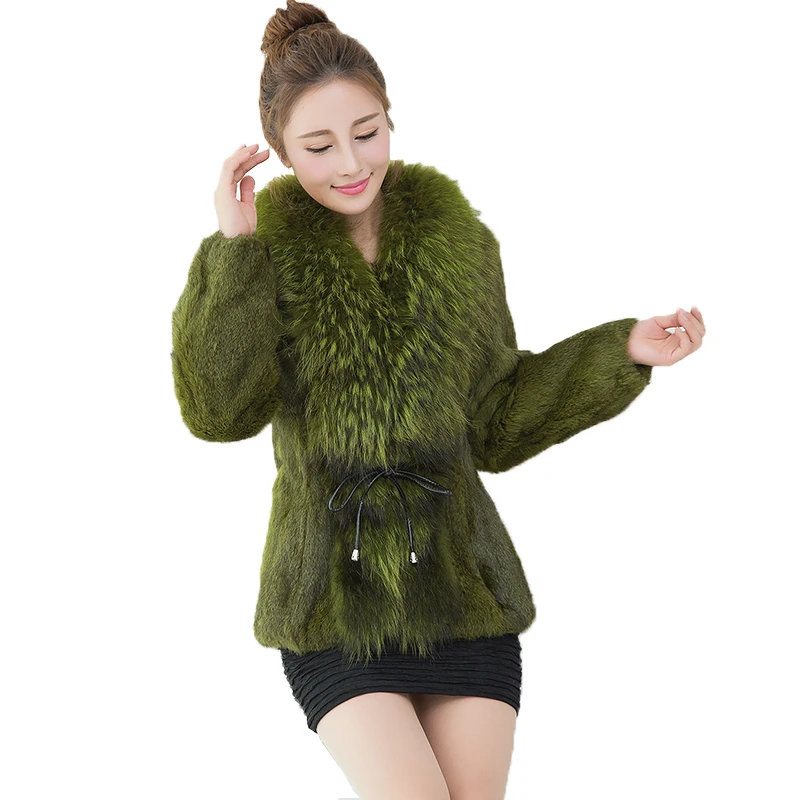 Large Real Raccoon Dog Fur Collar Women's Winter Fur Coats Outerwear Woman Adjustable Waist Cashes Natural Rabbit Fur Jackets
Large Real Raccoon Dog Fur Collar Women's Winter Fur Coats Outerwear Woman Adjustable Waist Cashes Natural Rabbit Fur Jackets