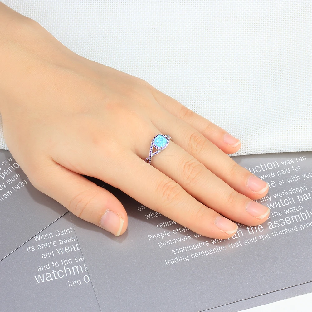 Opal Rings 925 Sterling Silver Rings Cubic Zirconia Women Wedding Ring Finger Rings Silver 925 Jewelry Gift
Opal Rings 925 Sterling Silver Rings Cubic Zirconia Women Wedding Ring Finger Rings Silver 925 Jewelry Gift