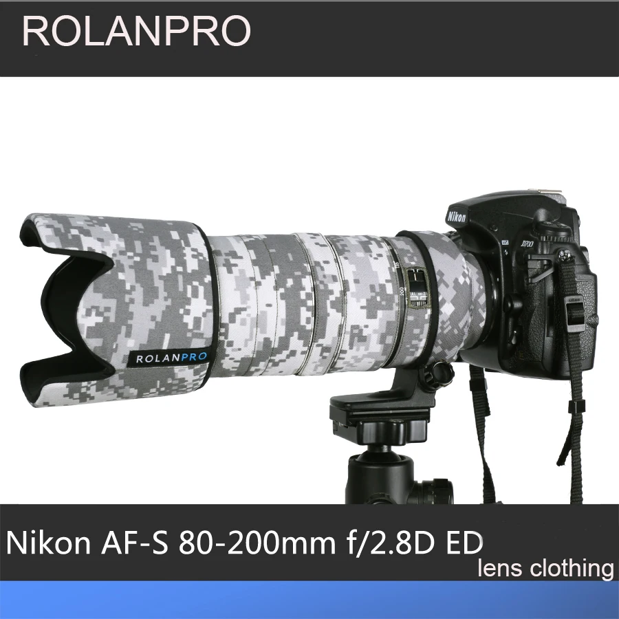 Линзы ROLANPRO камуфляжное покрытие, дождевик для Nikkor Nikon AF 80-200 F/2.8D ED Lens, защитный рукав, сумка для камеры Nikon
Линзы ROLANPRO камуфляжное покрытие, дождевик для Nikkor Nikon AF 80-200 F/2.8D ED Lens, защитный рукав, сумка для камеры Nikon