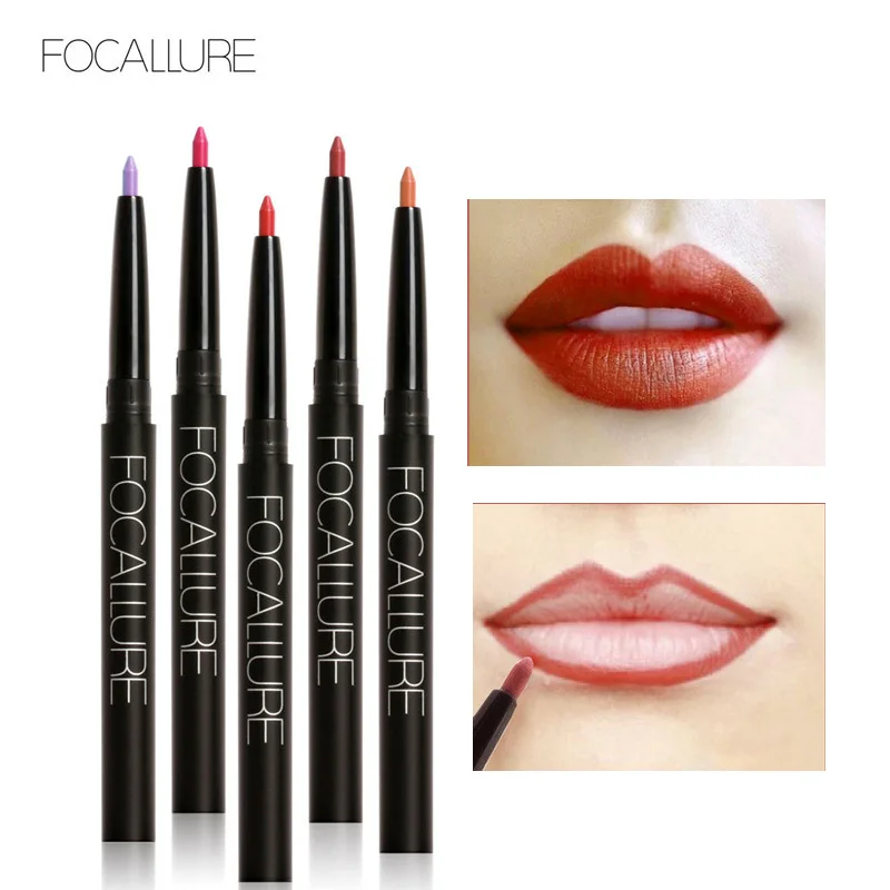 Фото FOCALLURE Lipliner матовая губная помада телесного цвета 19 видов цветов - купить