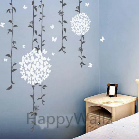 Flowers Butterfly Wall Sticker Butterfly Flower Wall Decal DIY Decorating Modern Floral Wines Wall Decors F3
Flowers Butterfly Wall Sticker Butterfly Flower Wall Decal DIY Decorating Modern Floral Wines Wall Decors F3