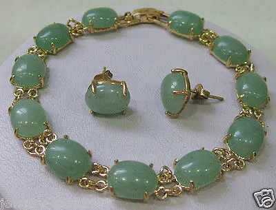 Hot sell Noble- hot sell new - Jewellery green * bracelet earring sets AAA style 100% Natural stone * Noble Fine jewe
Hot sell Noble- hot sell new - Jewellery green * bracelet earring sets AAA style 100% Natural stone * Noble Fine jewe
