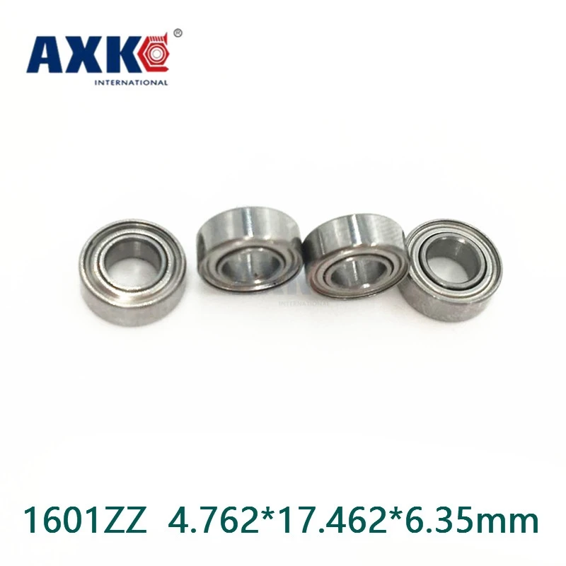 Axk Free Shipping 1601zz Bearing 4.762*17.462*6.35mm Abec-1 (10pcs) Inch 1601 Zz Z Ball Bearings 1601-2z Bearing
Axk Free Shipping 1601zz Bearing 4.762*17.462*6.35mm Abec-1 (10pcs) Inch 1601 Zz Z Ball Bearings 1601-2z Bearing