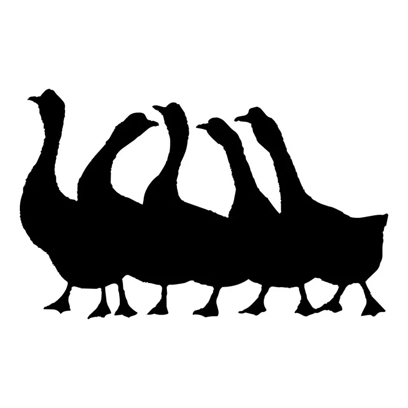 17.8*11.1CM Funny Geese Cute Vinyl Car Sticker And Decal Decorative Animal Car Styling Black/Silver S1-2461
17.8*11.1CM Funny Geese Cute Vinyl Car Sticker And Decal Decorative Animal Car Styling Black/Silver S1-2461