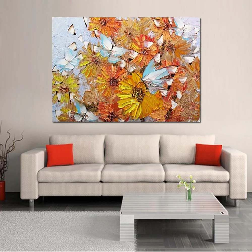 Hand Painted Thick Impasto AbstracFlower Landscape Canvas Oil Painting Flower Wall Picture Living Room Bedroom Home Wall Decor
Hand Painted Thick Impasto AbstracFlower Landscape Canvas Oil Painting Flower Wall Picture Living Room Bedroom Home Wall Decor