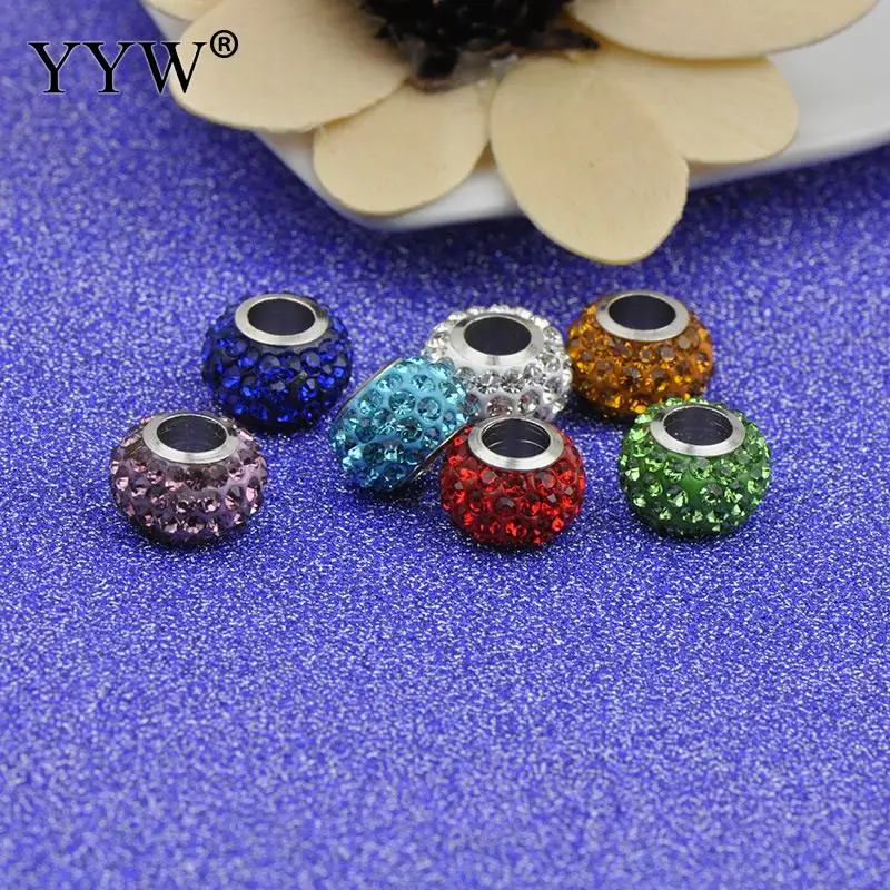 Wholesale Zinc Alloy with Rhinestone European Beads For Jewelry Making Bracelets Necklace High Quality Women Fashion Charm Beads
Wholesale Zinc Alloy with Rhinestone European Beads For Jewelry Making Bracelets Necklace High Quality Women Fashion Charm Beads