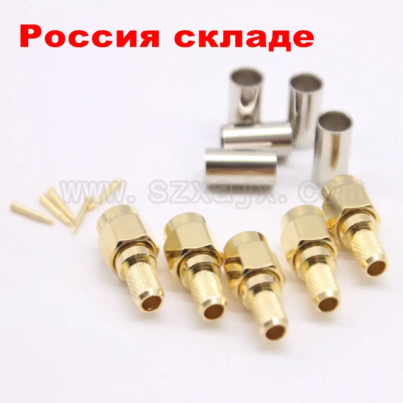 RUS Stock 100 шт. SMA Штекерный обжим для RG58 RG142 LMR195 RG400 кабельный прямой высококачественный штекер для России Быстрая доставка 3-8 дней
RUS Stock 100 шт. SMA Штекерный обжим для RG58 RG142 LMR195 RG400 кабельный прямой высококачественный штекер для России Быстрая доставка 3-8 дней