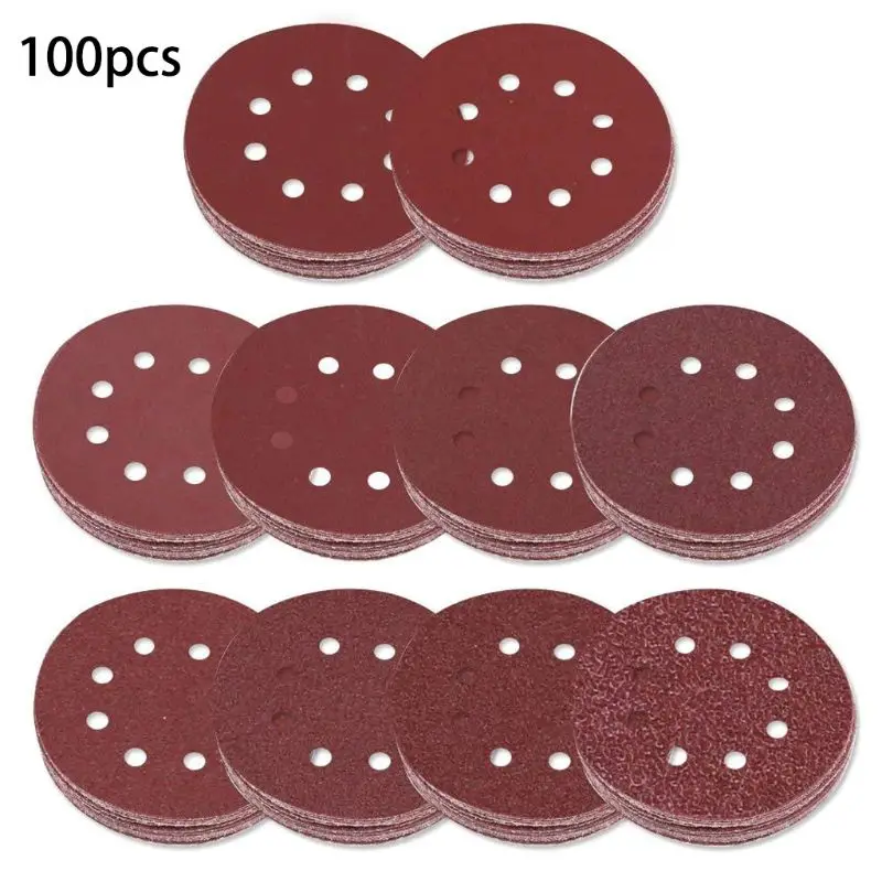 100 Pcs 8 Holes Sanding Discs Hook and Loop 1000 1200 1500 2000 3000 Grit Sandpaper Assortment for Random Orbital Sander
100 Pcs 8 Holes Sanding Discs Hook and Loop 1000 1200 1500 2000 3000 Grit Sandpaper Assortment for Random Orbital Sander