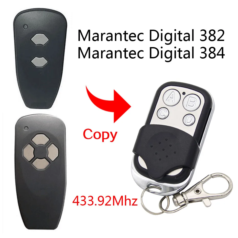 Копия двери гаража Marantec с дистанционным управлением цифровой 382 384 Высокая