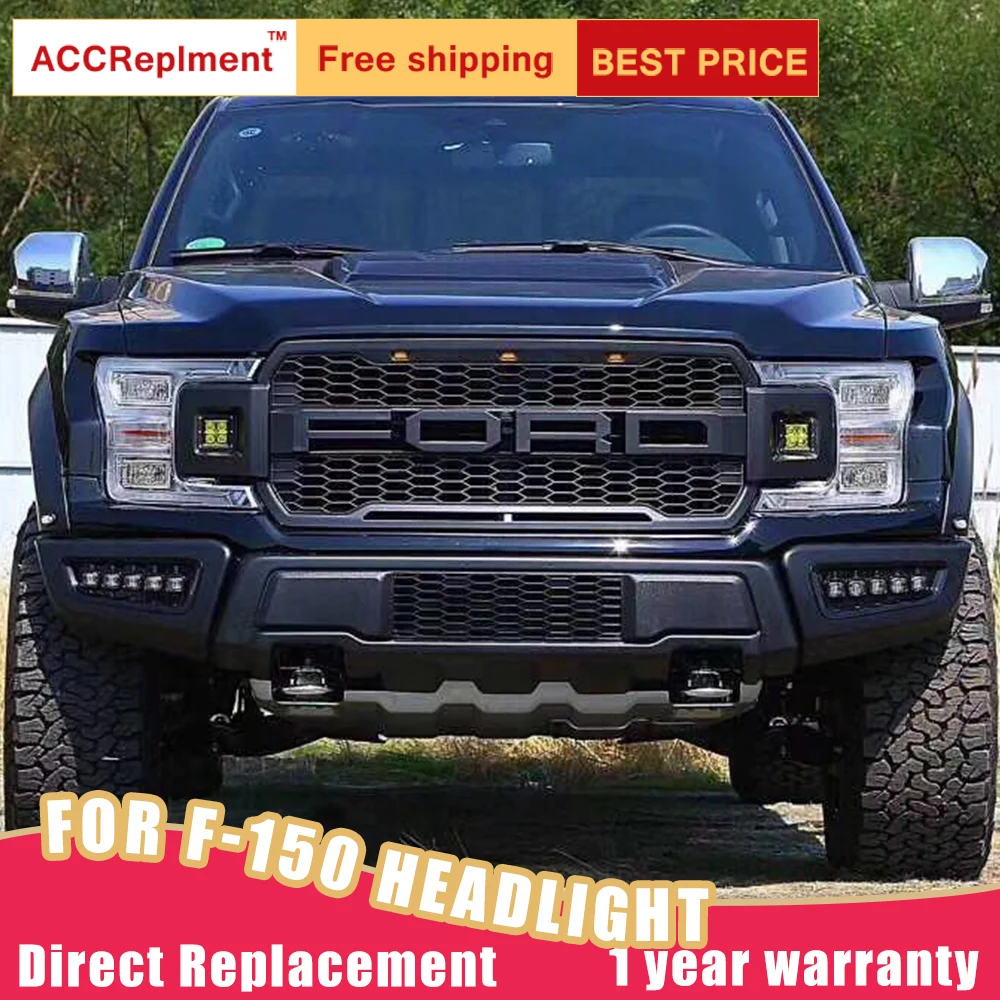 2Pcs LED Headlights For Ford F-150 2018-2019 led car lights Angel eyes xenon HID KIT Fog lights LED Daytime Running Lights
2Pcs LED Headlights For Ford F-150 2018-2019 led car lights Angel eyes xenon HID KIT Fog lights LED Daytime Running Lights