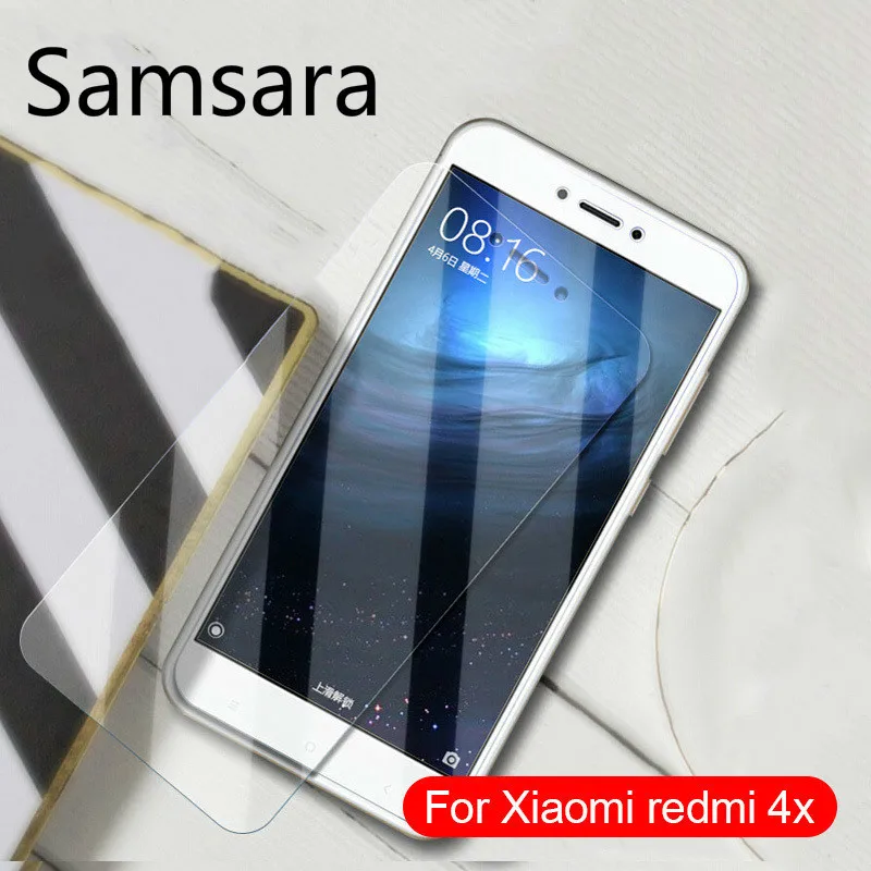 Протектор экрана 2.5D Закаленное стекло для Xiaomi Mi 4 redmi 4X Стекло 9H ультра тонкий HD