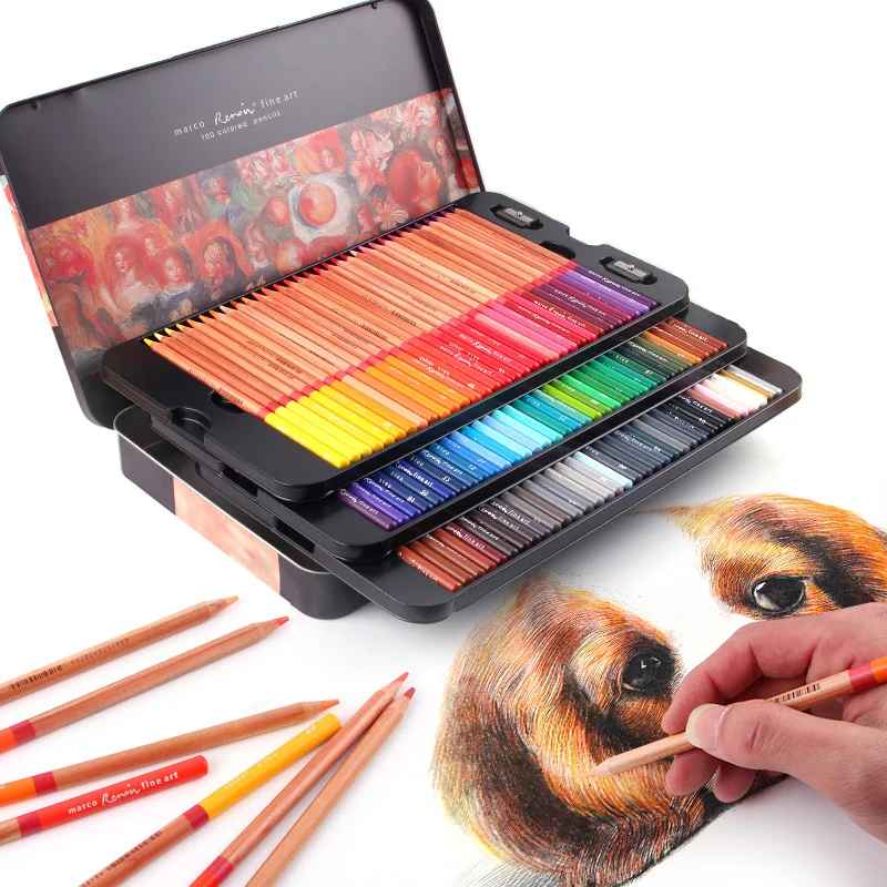 

24/36/48/72/100 Цвет s/таблетка деревянный Цветные карандаши профессионалов художник картина маслом для рисования картины маслом Цвет подарочный ...