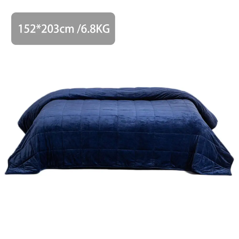 100% Cotton Soft Comfortable Glass Weighted Blanket Beads For Children Adult Anxiety Autism Overpressure Group 7/10/15lb