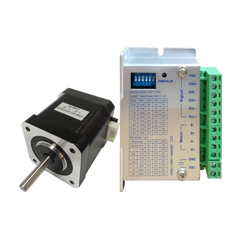 Plug-in NEMA 17 Stepper Motor+M422 driver 52n.cm 1.8 degree Body Length 48mm CE Rohs
Plug-in NEMA 17 Stepper Motor+M422 driver 52n.cm 1.8 degree Body Length 48mm CE Rohs