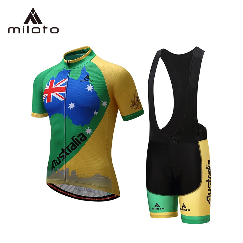 MILOTO Cycling Jersey Set Summer Mtb Bicycle Short Clothing ropa ciclismo hombre Sportwear Bike Clothes Bib cycling clothing
MILOTO Cycling Jersey Set Summer Mtb Bicycle Short Clothing ropa ciclismo hombre Sportwear Bike Clothes Bib cycling clothing