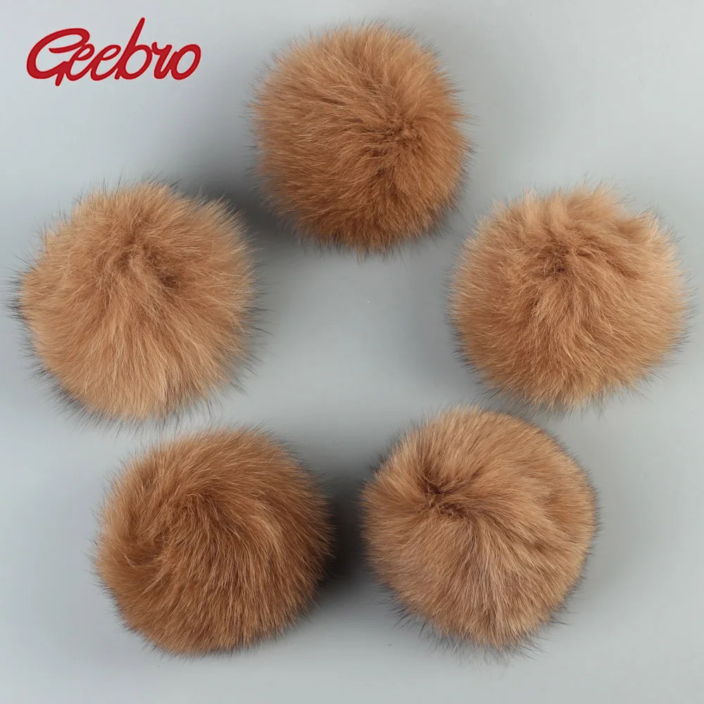 Geebro 5 PCS 14 cm Genuine Natural Fox Fur Pompoms Big Real Fur Balls For Winter Beanies Scarf Accessories Real Fur Pompon DQ824
Geebro 5 PCS 14 cm Genuine Natural Fox Fur Pompoms Big Real Fur Balls For Winter Beanies Scarf Accessories Real Fur Pompon DQ824