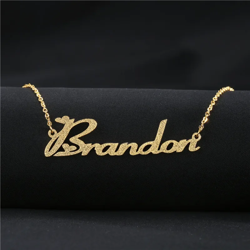 Personalized Design Stainless Steel Nameplate. Cursive Letter Customized Necklace. Fancy Necklace For a Friend as a Gift
Personalized Design Stainless Steel Nameplate. Cursive Letter Customized Necklace. Fancy Necklace For a Friend as a Gift