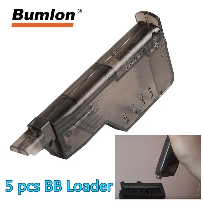 BB Speed Loader 155 Rounds Paintball Loader Plastic Quick for Airsoft Hunting Accessory 5pcs/set HT37-0093
BB Speed Loader 155 Rounds Paintball Loader Plastic Quick for Airsoft Hunting Accessory 5pcs/set HT37-0093