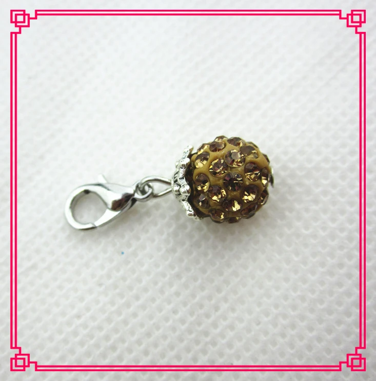 Hot selling 20pcs/lot light coffee crystal dangle charms hanging lobster clasp charms diy jewelry accessory
Hot selling 20pcs/lot light coffee crystal dangle charms hanging lobster clasp charms diy jewelry accessory