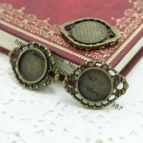 Sweet Bell 30pcs Antique Bronze Round Diplopore Cabochon Settings Jewelry Connectors 21*29mm(Fit 14mm ) Jewelry Findings 7B1159
Sweet Bell 30pcs Antique Bronze Round Diplopore Cabochon Settings Jewelry Connectors 21*29mm(Fit 14mm ) Jewelry Findings 7B1159